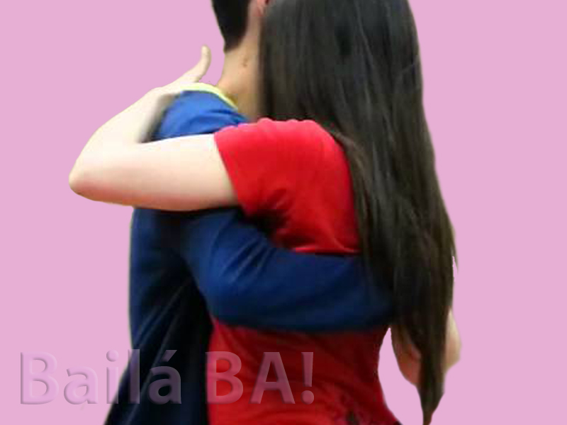 Postura y abrazo en kizomba