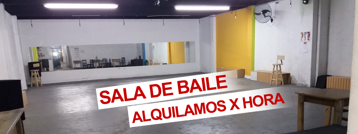 Alquiler salsa de ensayo para teatro, canto, danza y artes.