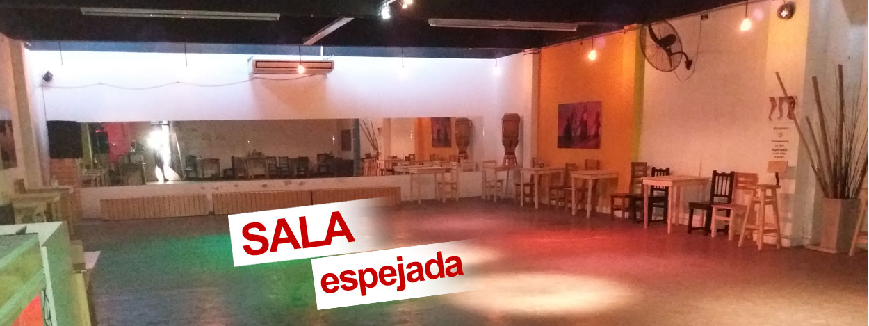 Alquiler sala de baile espejada